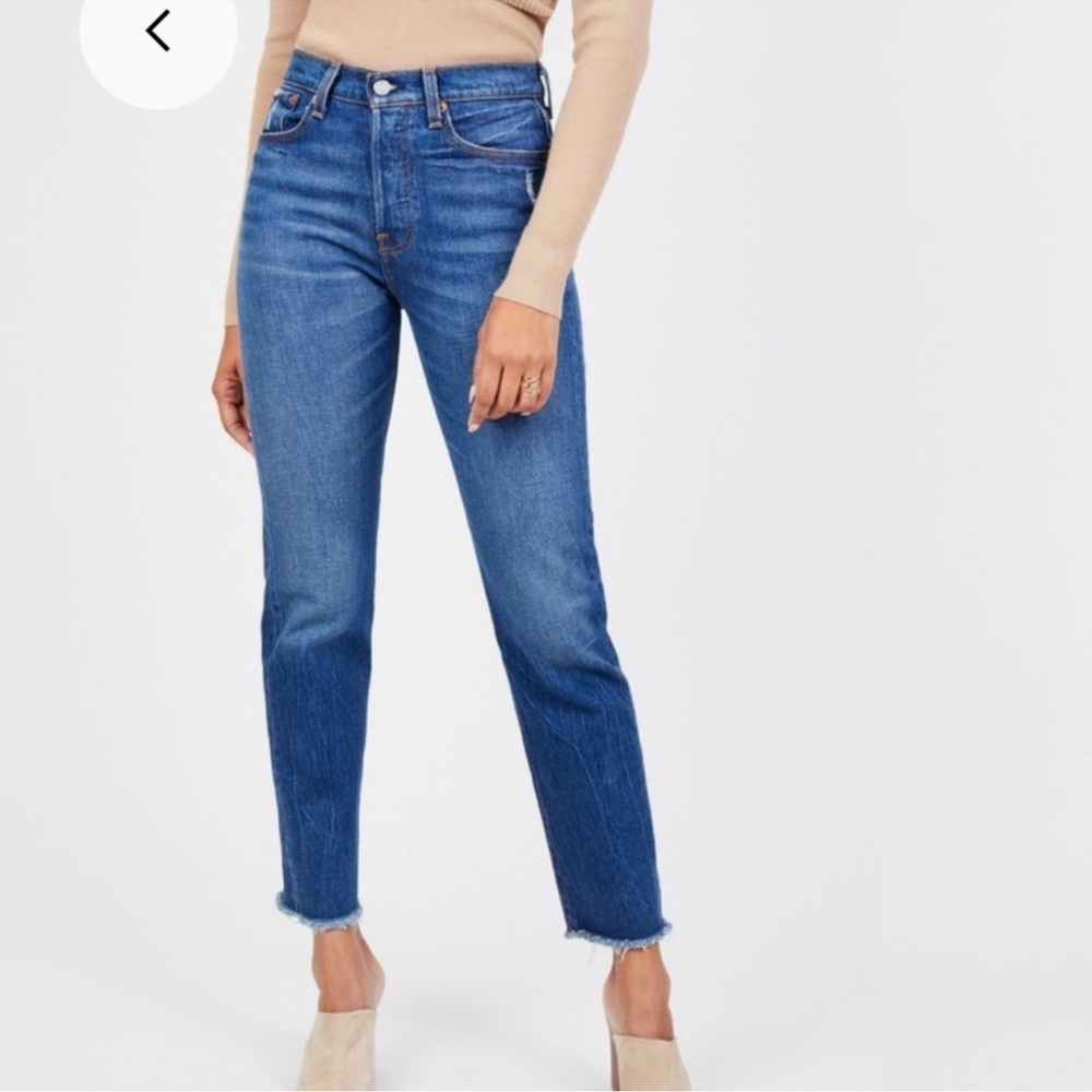 Levi’s High Rise Raw Hem Jeans